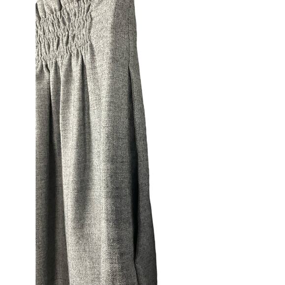 J CREW Mini Skirt Sidewalk City Heather Gray Wool Stretch sz 4 Comfort Pockets - Picture 7 of 11